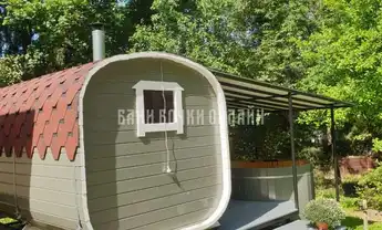 Фото от наших заказчиков "БАНЯ КВАДРО 4 МЕТРА + КУПЕЛЬ" фото 1