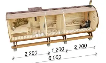 БОЧКА МОДЕЛЬ "СУПЕР ЛЮКС 2" № 350 фото 2