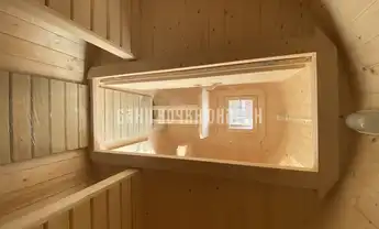 баня бочка люкс вход с боку № 311 фото 3