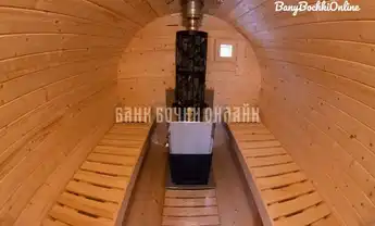 БАНЯ БОЧКА МОДЕЛЬ "СТАНДАРТ С КРЫЛЬЦОМ"# 223 фото 2