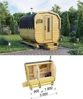 Баня квадробочка Стандарт