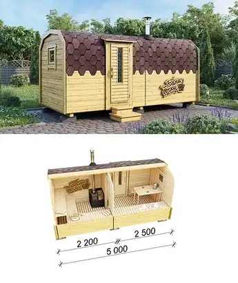 Баня подкова 5 метров вход вход с боку Баня подкова 5 метров вход вход с боку