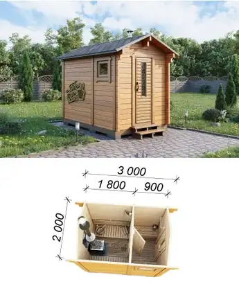 Баня в классическом стиле 3 Баня в классическом стиле 3