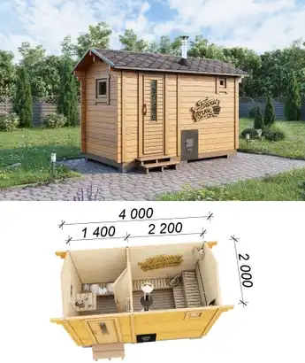 Баня в классическом стиле 4 Баня в классическом стиле 4