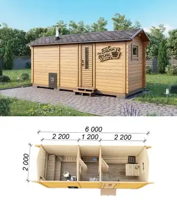 Баня в классическом стиле 6 Баня в классическом стиле 6