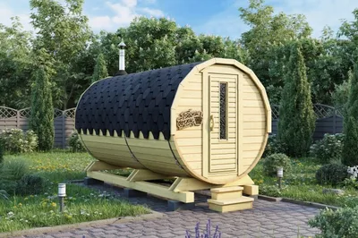 Баня бочка Люкс