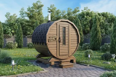 Баня бочка Мини