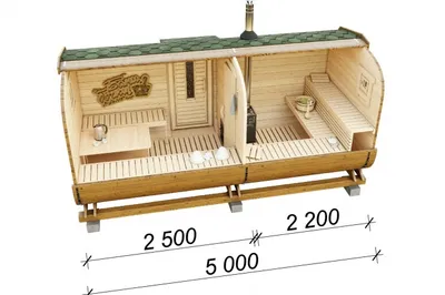 Баня квадробочка Супер-люкс вход с боку