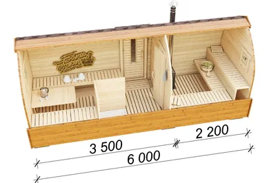Обзор бани викинг 6 метров