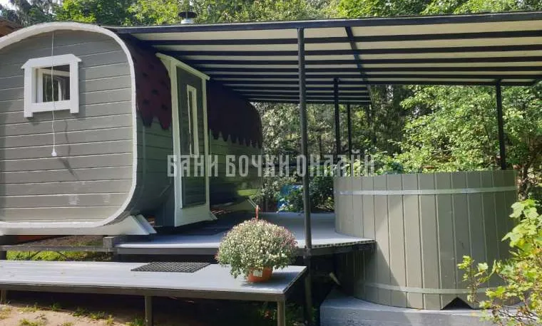 Фото от наших заказчиков "БАНЯ КВАДРО 4 МЕТРА + КУПЕЛЬ"