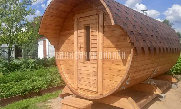 бочка модель "люкс с козырьком" № 310