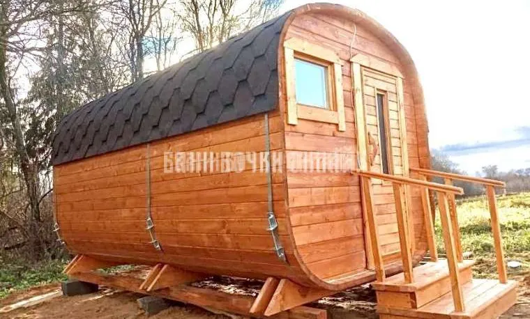 БАНЯ КВАДРО БОЧКА "ЛЮКС ВХОД С ТОРЦА" #283 БАНЯ КВАДРО БОЧКА "ЛЮКС ВХОД С ТОРЦА" #283