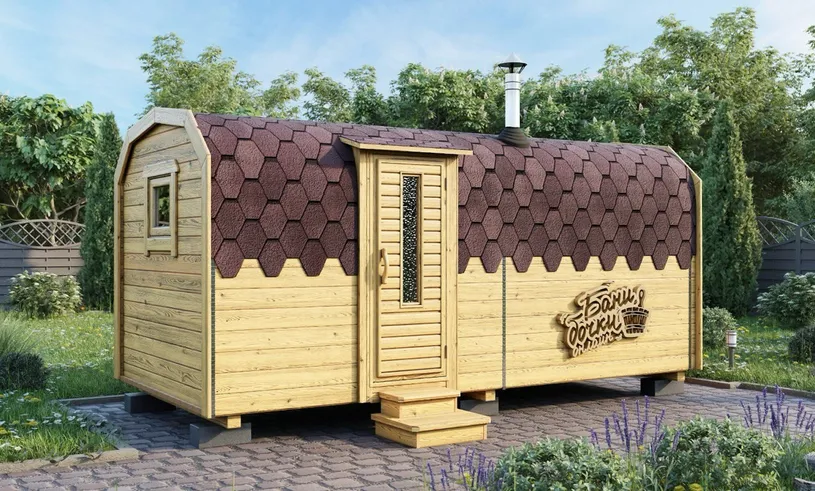 Баня подкова 5 метров вход вход с боку Баня подкова 5 метров вход вход с боку