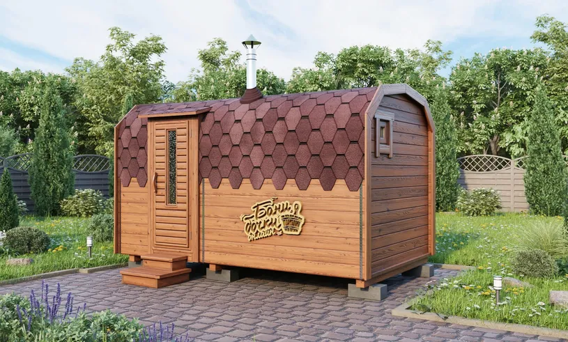 Баня подкова 4 метра