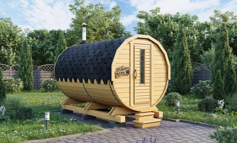 Баня бочка Компакт