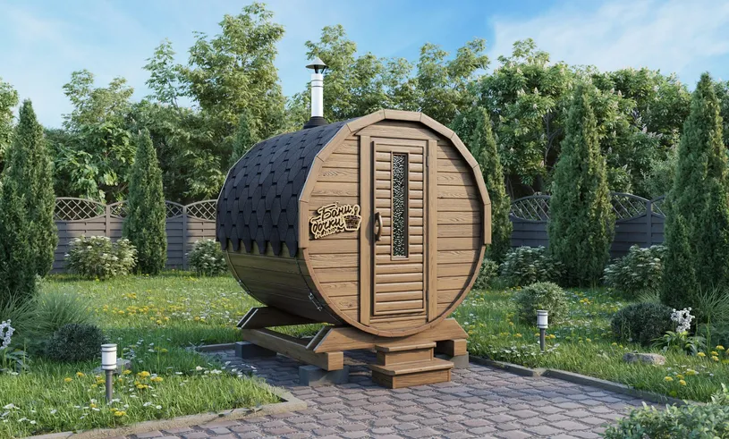 Баня бочка Мини