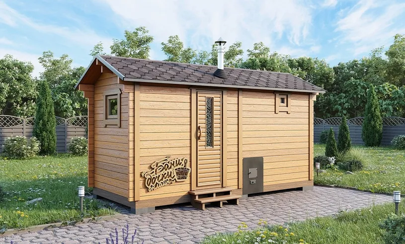 Баня в классическом стиле 5